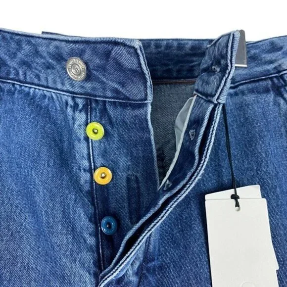 Scotch & Soda The Verve Straight Leg Relaxed Utility Fit embroidered Jeans 36 32 - Picture 12 of 16